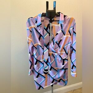 Fashion Nova Multicolor Geometric Mini Dress